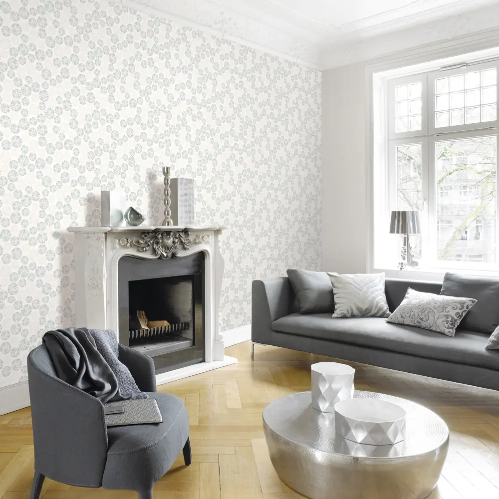 Обои флизелиновые Inspire белые 1.06 м 960204 CIRCLE STLM-2158152 - Вид №3