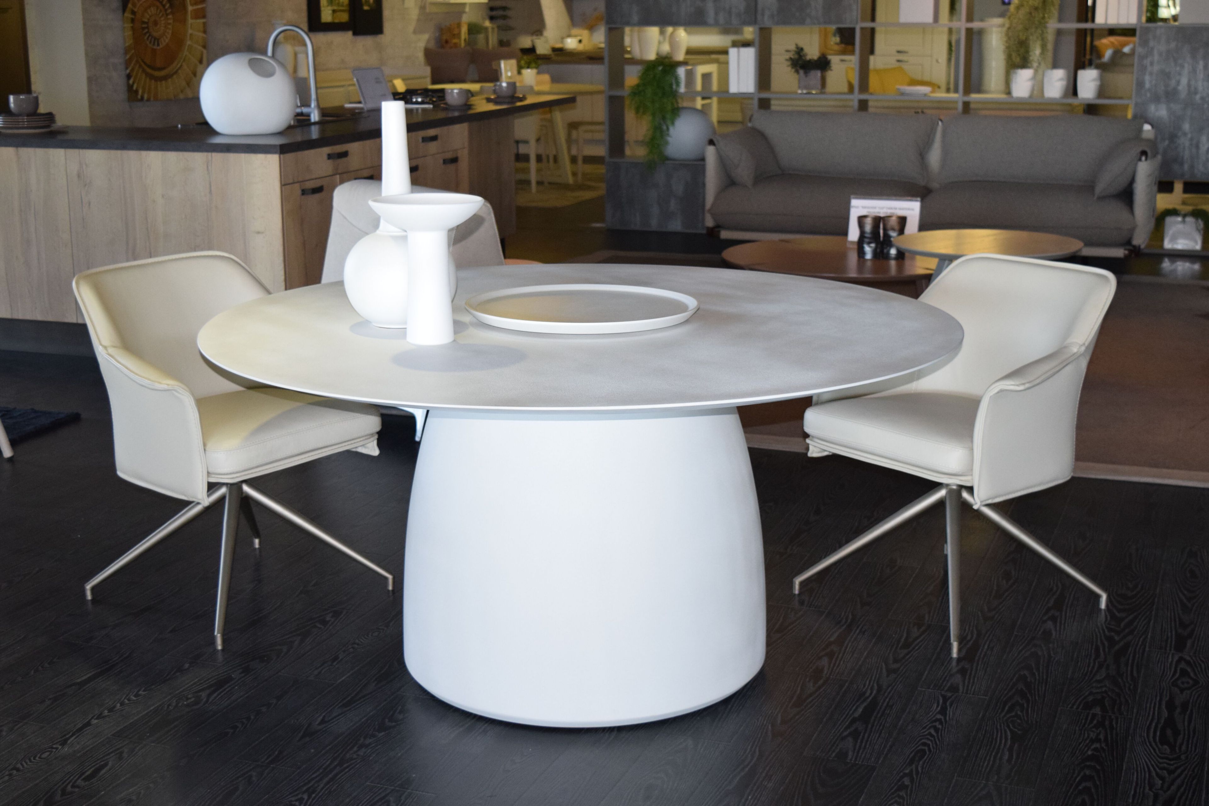 Круглый стол в HPL с Lazy Susan ABLE AMALFI ARCH-00017450 - Вид №4