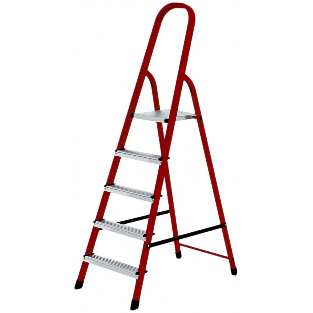 Стремянка LADDERBEL 5-ступенчатая стальная с нагрузкой 150 кг 12421881 STLM-0002163 - Вид №1