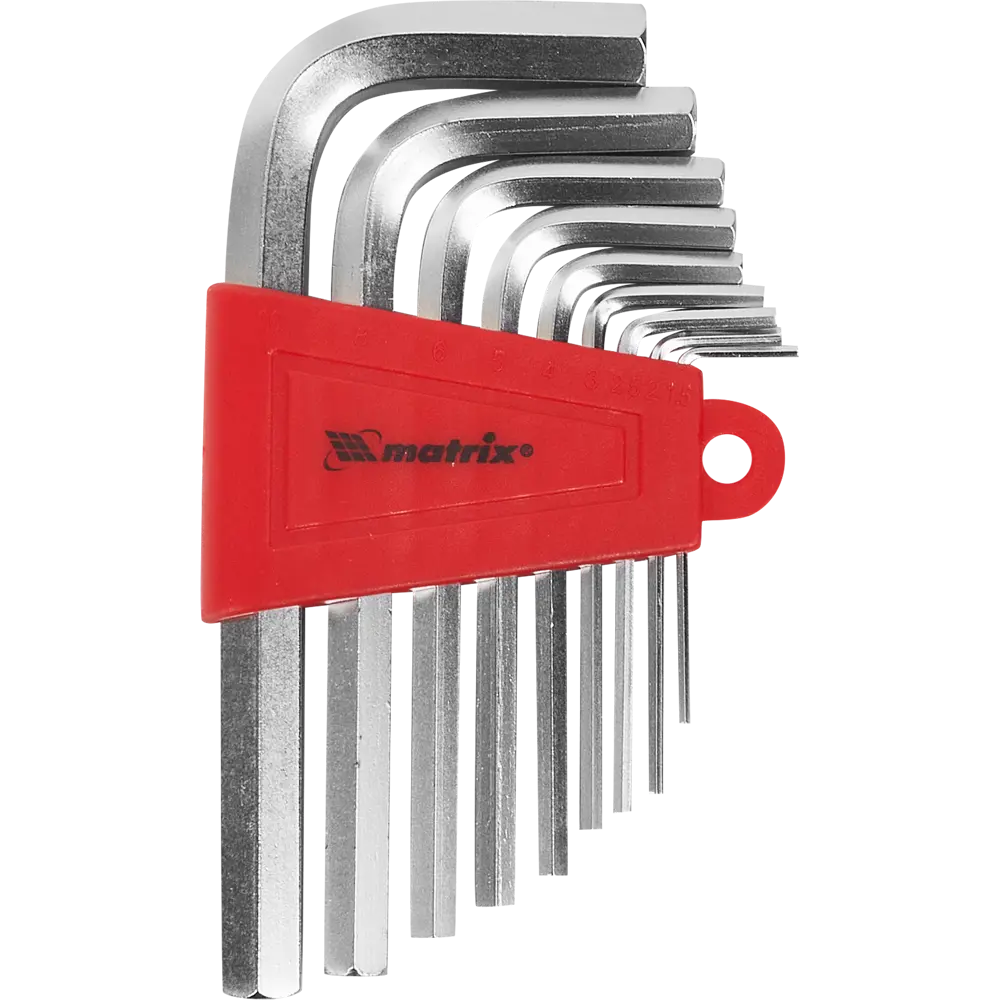 Набор ключей имбусовых шестигранных Matrix 12303 1.5-10 мм, 9 предметов STLM-2087631 - Вид №3