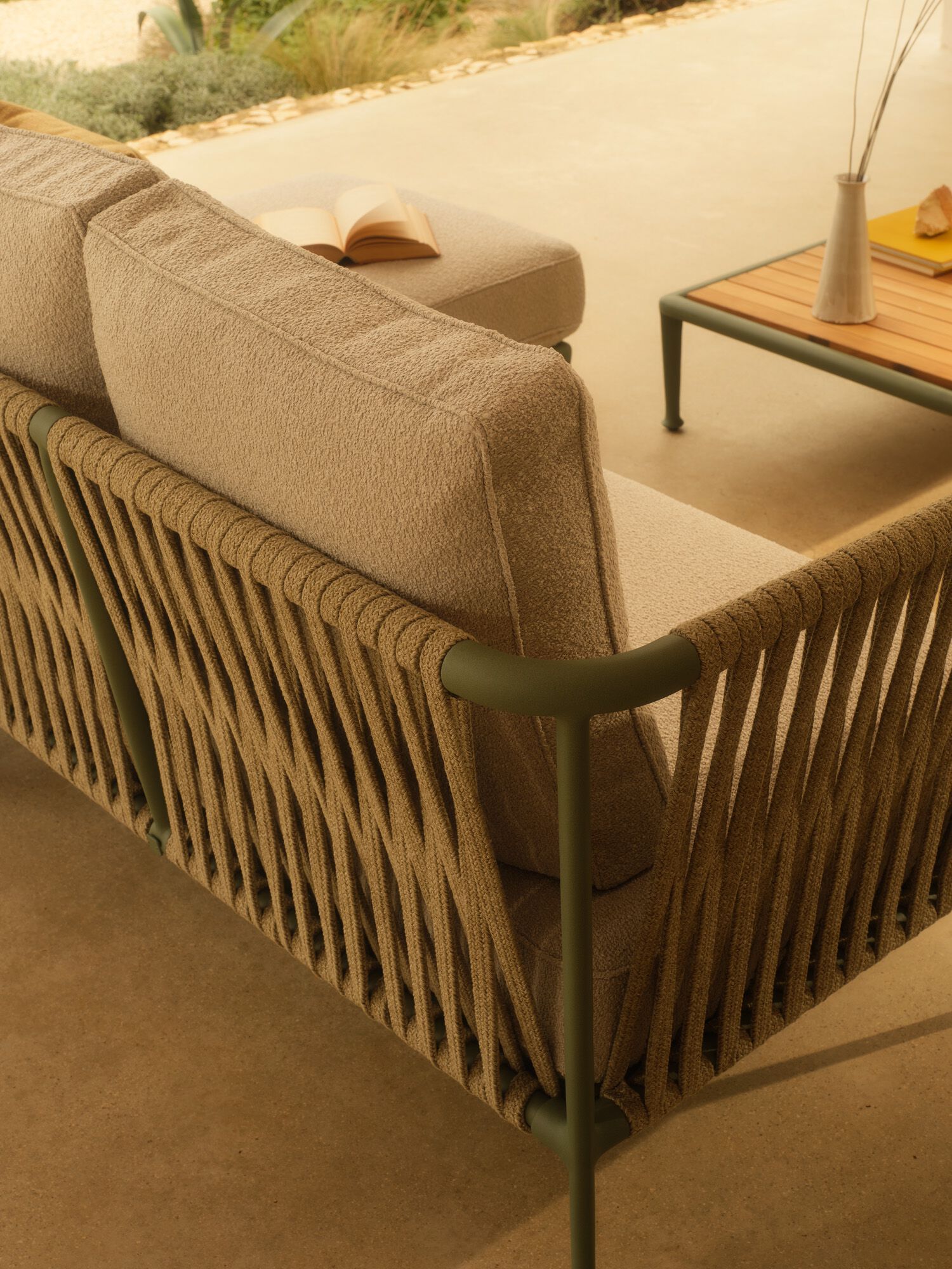 2-местный угловой садовый диван Unopiù Treble ARCH-00135453 - Вид №6