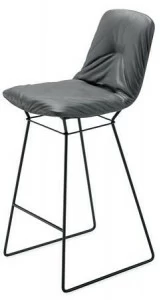 Freifrau Кожаное кресло-санки с подставкой для ног Leya