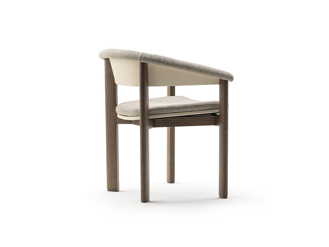 Стул грецкого ореха с подлокотниками Turri LYNN ARCH-00103913 - Вид №1