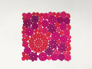 Квадратный ковер ручной работы для улицы