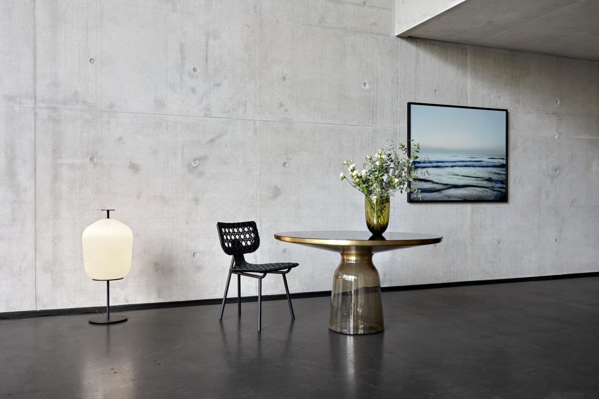 Алюминиевый и стеклянный светодиодный торшер Classicon Plissée ARCH-00095717 - Вид №13