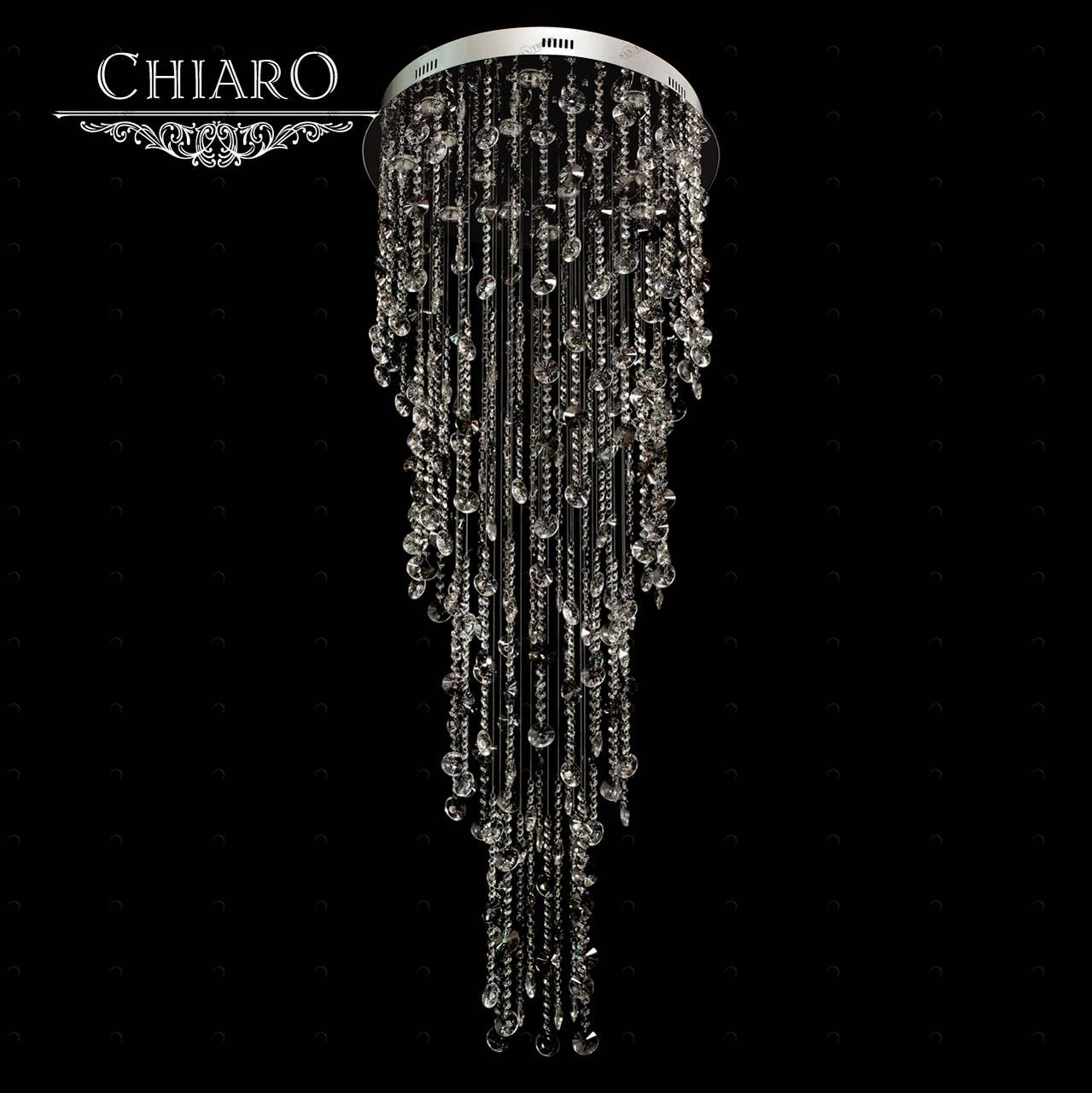 Каскадная люстра Chiaro Бриз 464011016 CHIARO ДИЗАЙНЕРСКИЕ, БРИЗ 059247 Хром 