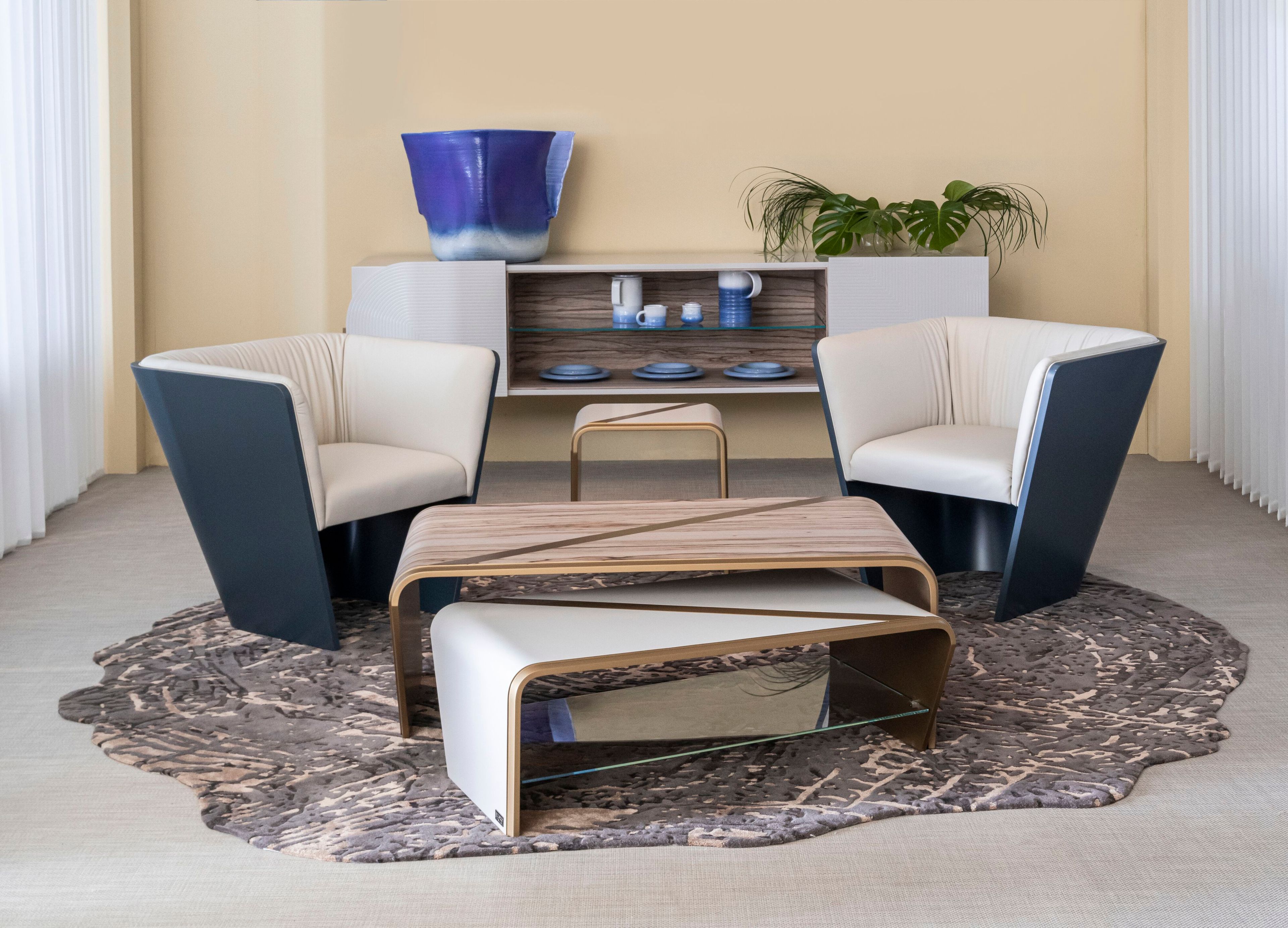 Деревянный низкий прямоугольный журнальный столик Bizzotto Italia Нара ARCH-00033060 - Вид №3