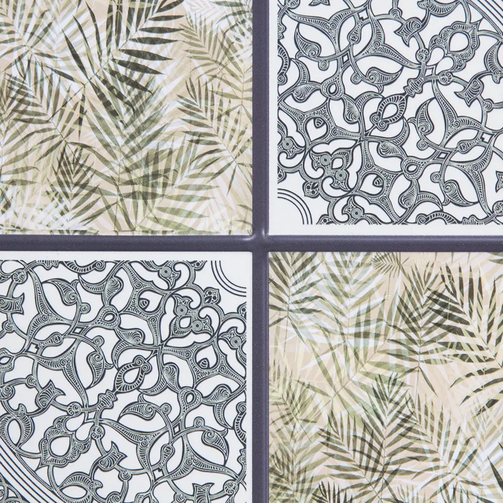 Панель ПВХ листовая 0.3 мм 960x485 мм Папоротник 0.47 м² Пластмаркет STLM-2074299