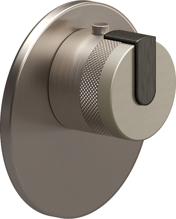 E-8027-R1SN-L1BOX-BNi-T Термостатический переключатель 3/4-Внешняя часть GRAFF MOD+