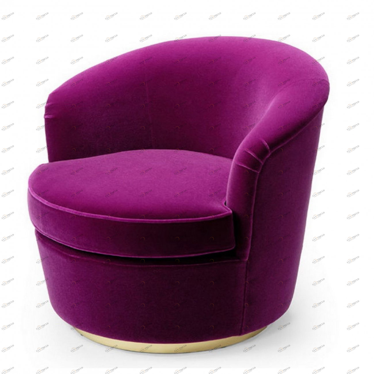 Кресло Томас фиолетовое