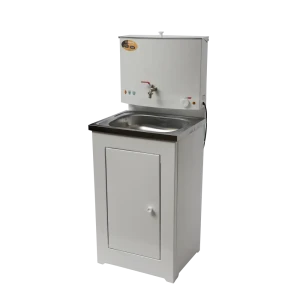 Умывальник дачный Вихрь с подогревом нержавеющая мойка белый