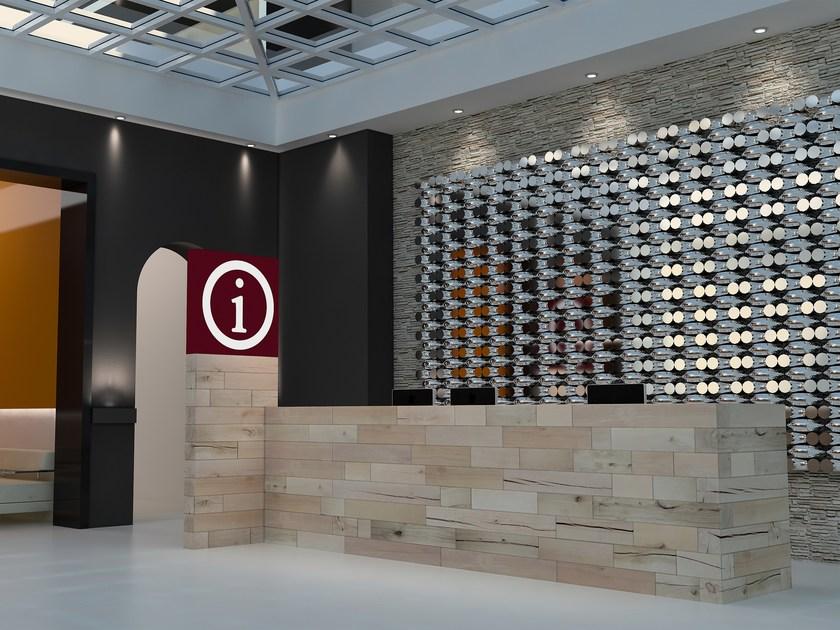 CRAFTWAND Стойка администратора для модульного информационного пункта из бука Craftwand® sun-id-1500174 - Вид №2