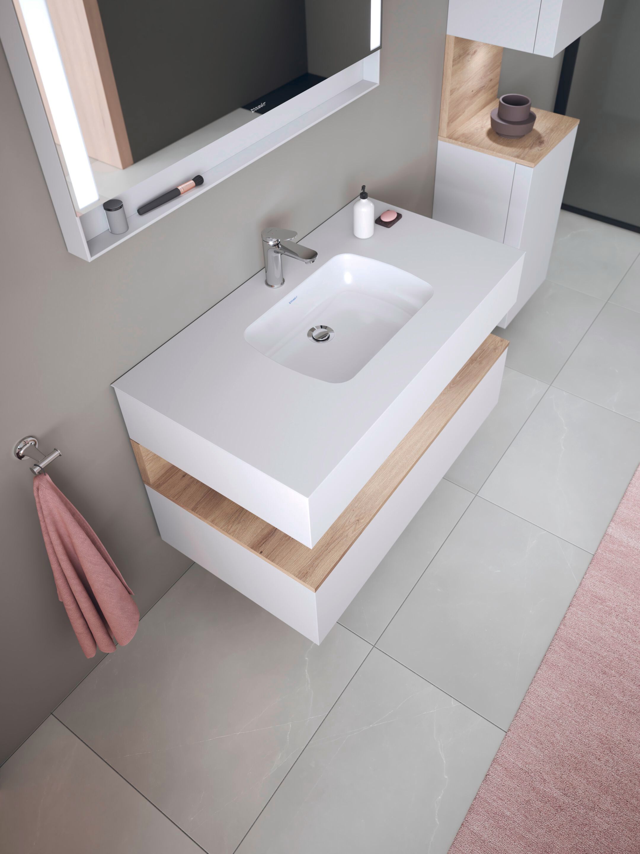 Керамическая прямоугольная встраиваемая раковина Duravit Qatego ARCH-00008089 - Вид №1