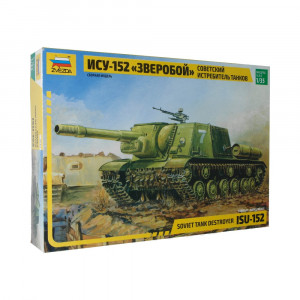 3532 Модель сборная Советский истребитель танков ИСУ-152 Зверобой 1/35 ZVEZDA