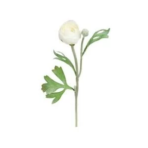 Цветок Ранункулюс белый искусственный 34 см