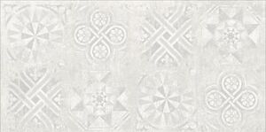 Граните Стоун Цемент декор белый структурированная 1200x599