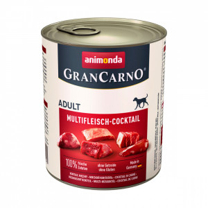 ПР0049485 Корм для собак GranCarno Original Adult мясной коктейль банка 800г Animonda