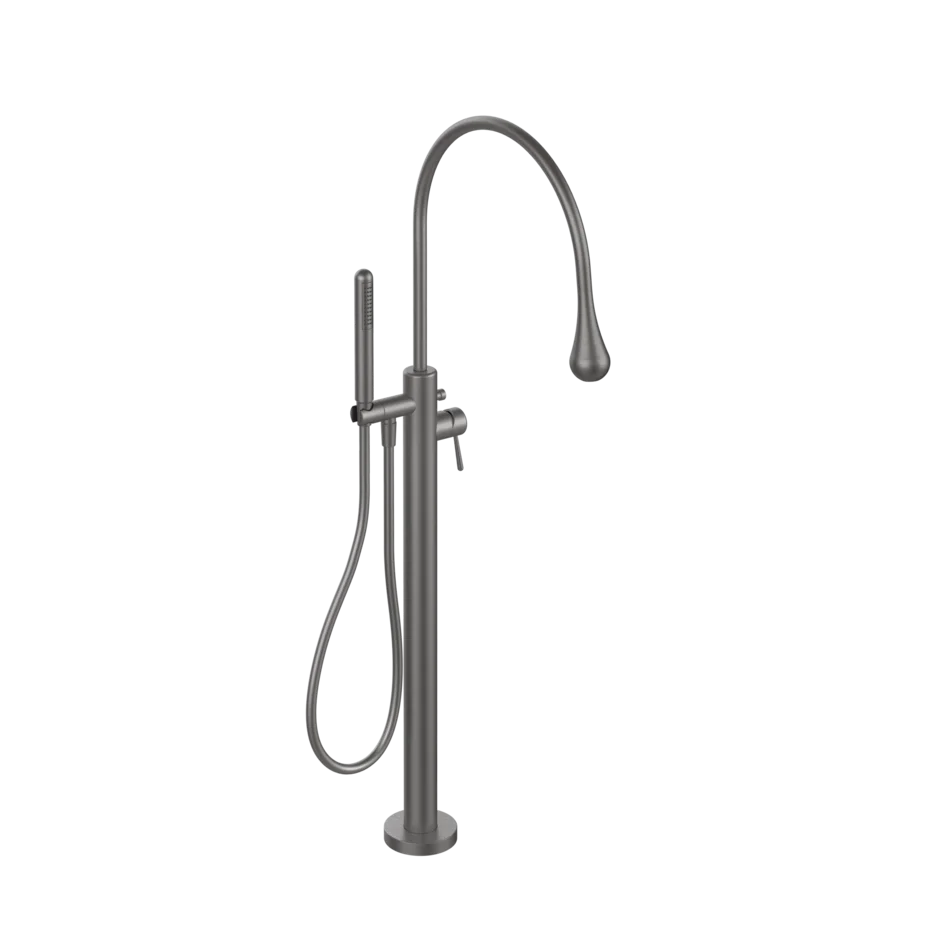 Смеситель для ванны 33029 126 Gessi Goccia ЧЕРНЫЙ МЕТАЛЛ BR. GHRC 33029126