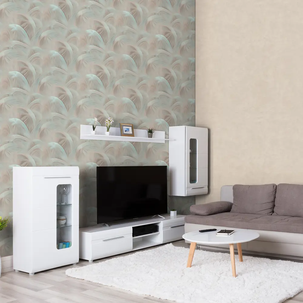 Обои флизелиновые Malex Design «Космо 3» зелёные 1.06 м 4120-3 МОСКОВСКАЯ ОБОЙНАЯ ФАБРИКА КосмоКомета STLM-2151428 - Вид №3
