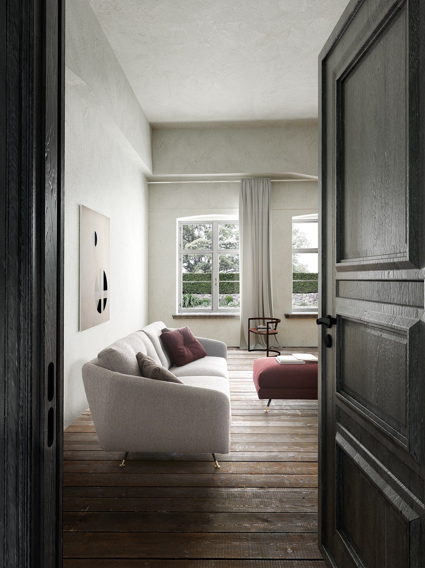 Съемный диван из ткани VALENTINI ARCH-00016940 - Вид №4