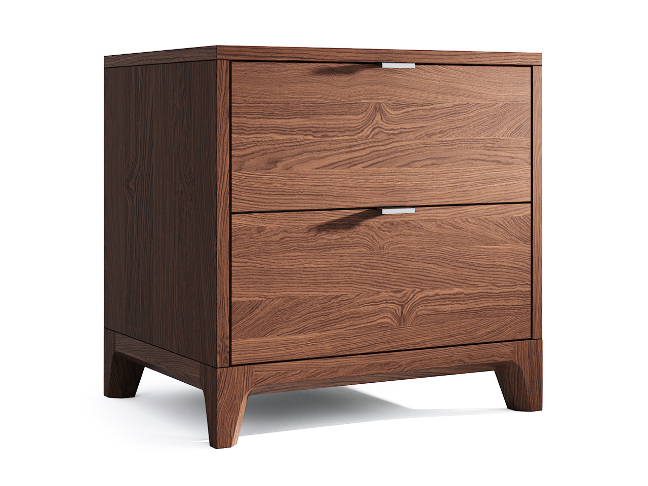 Прикроватная тумбочка дизайнерская коричневая Case THE IDEA  210312 Коричневый  - Вид №1
