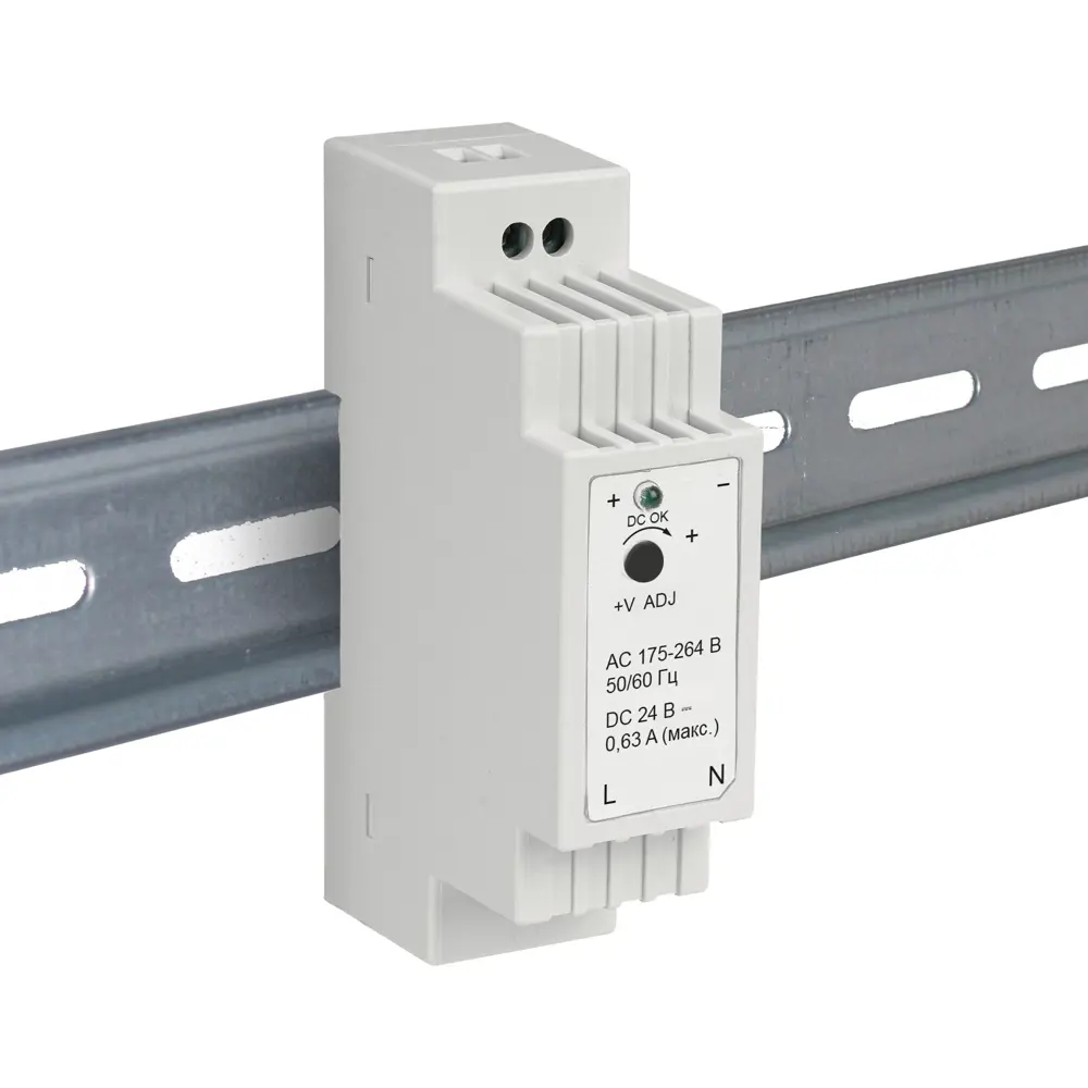 Блок питания Apeyron на DIN рейку 24 В 15 Вт STLM-2038065