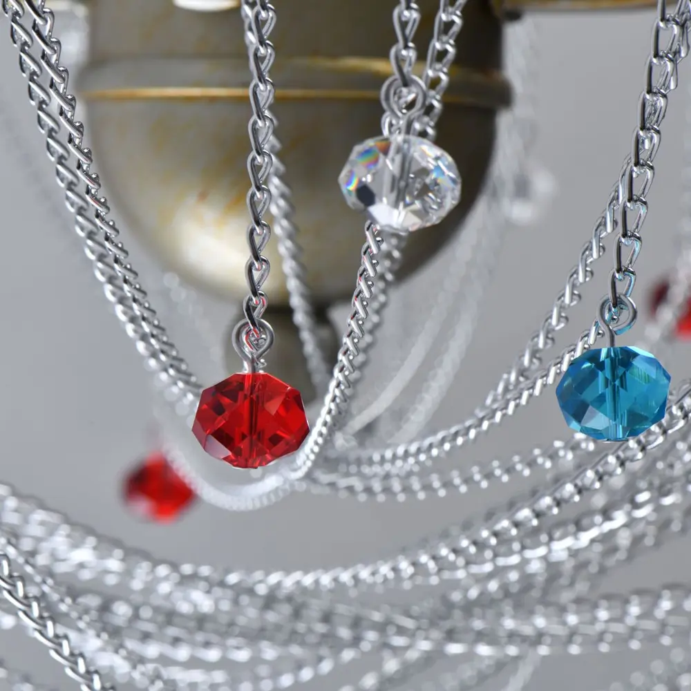 Люстра подвесная «Валенсия», 4 лампы, 12 м², цвет прозрачный белый Chiaro STLM-2001281 - Вид №2