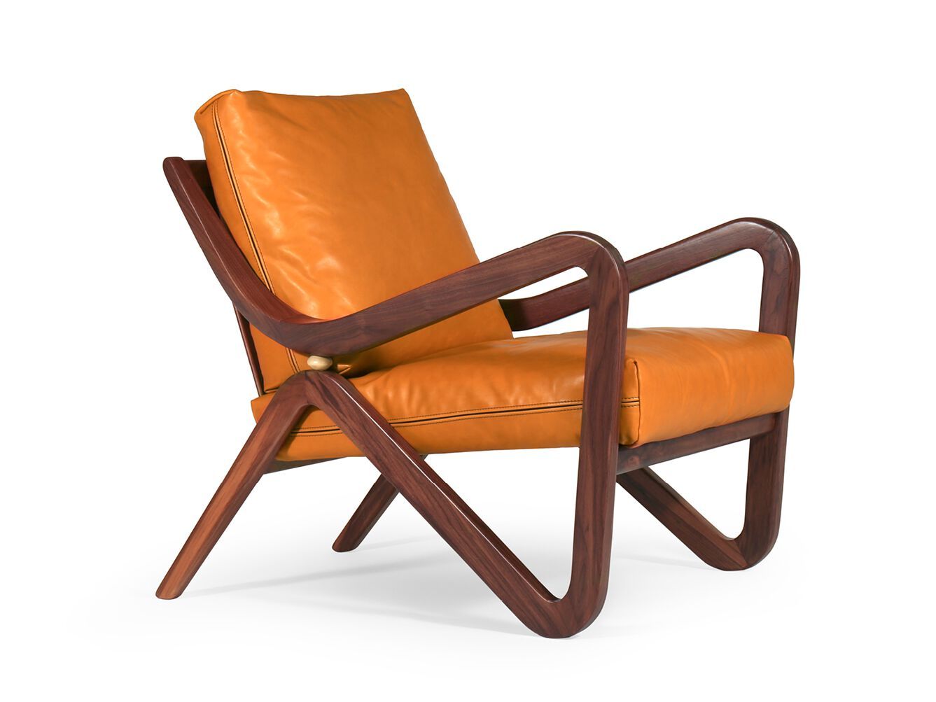 Кожаное кресло с подлокотниками Borzalino TAYLOR ARCH-00028159