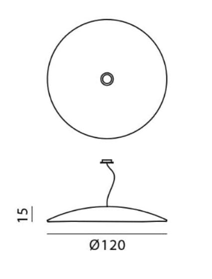 Латунный подвесной светильник In Stock Gervasoni ARCH-00092752 - Вид №7