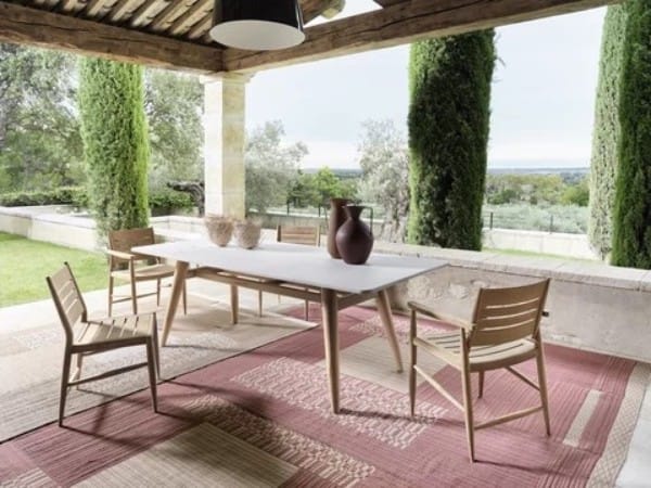 Прямоугольный стол с бетонной столешницей Gervasoni Gervasoni Outdoor ARCH-00070486 - Вид №1