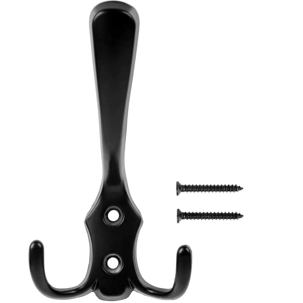 Крючок-вешалка Kerron KR0050, 75x130 мм, цвет чёрный STLM-2003863 - Вид №2