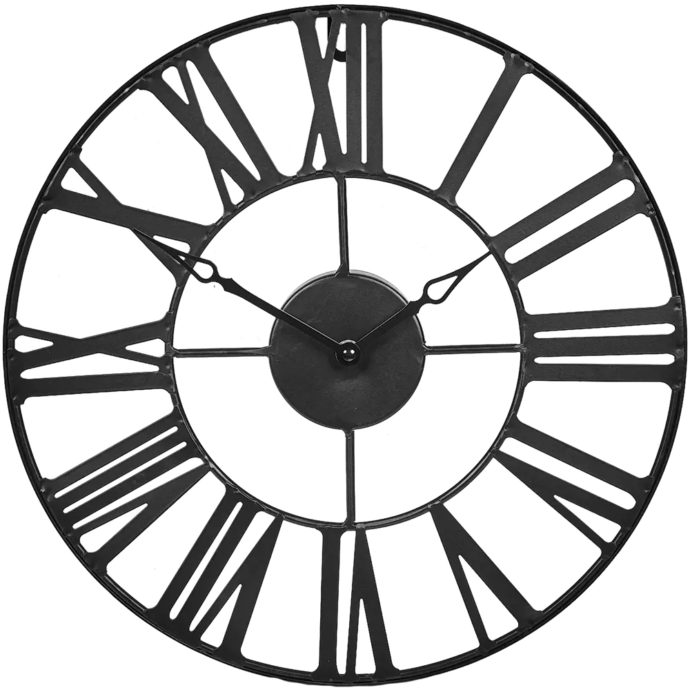 Часы настенные цвет черный 36,5 см Atmosphera Retro STLM-2198885