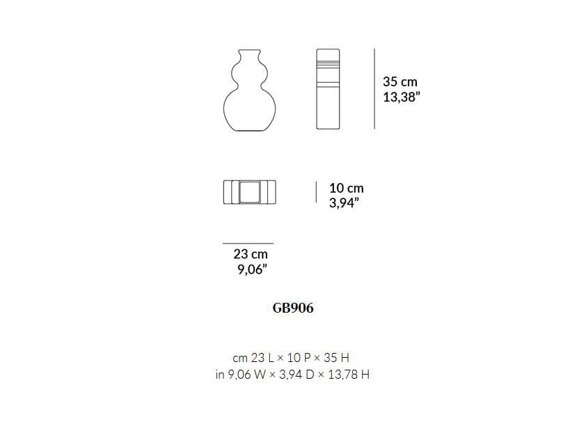 Керамическая ваза Lando MOON ARCH-00040677 - Вид №5