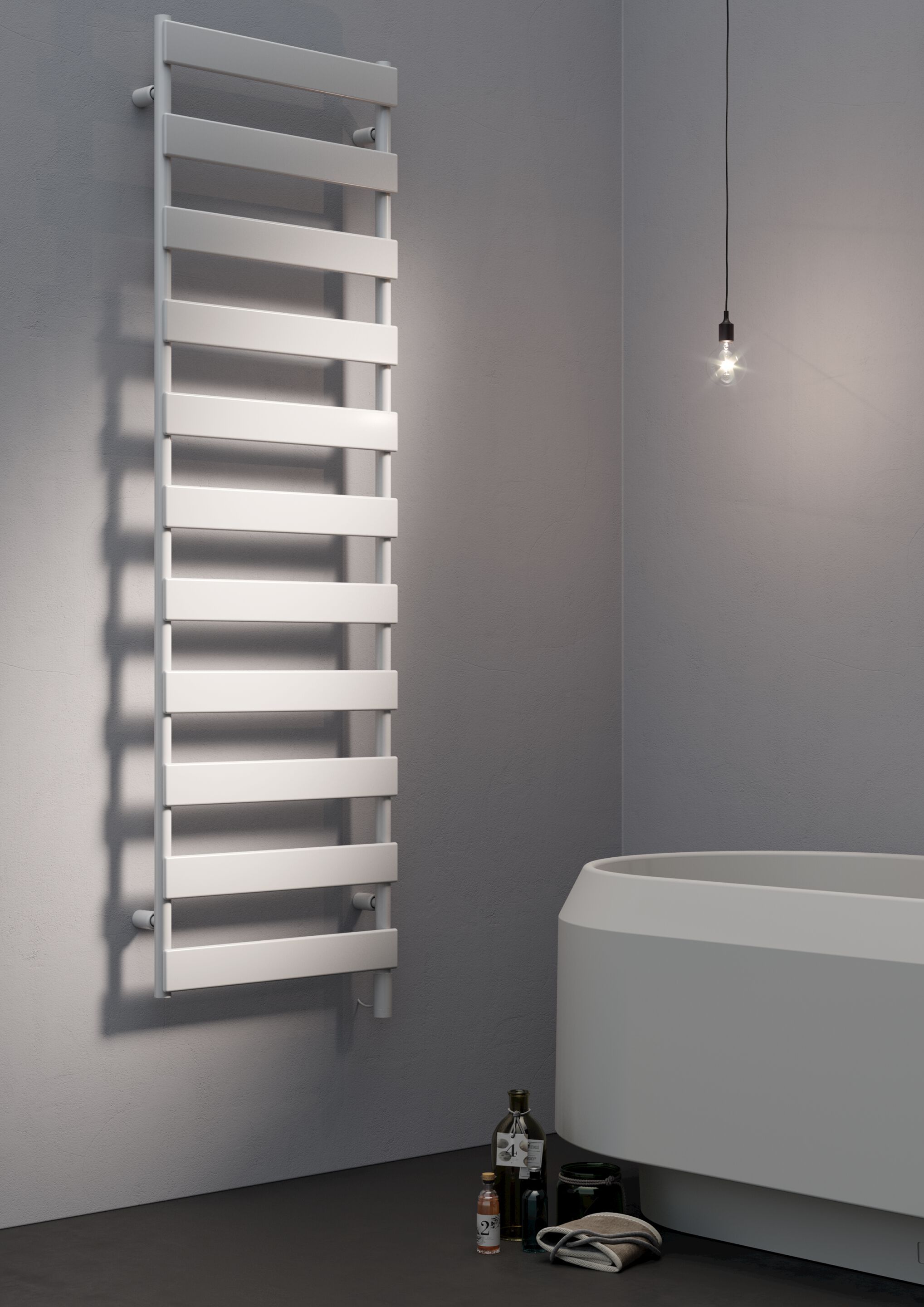 Настенный полотенцесушитель из углеродистой стали Tubes основы ARCH-00032580 - Вид №1