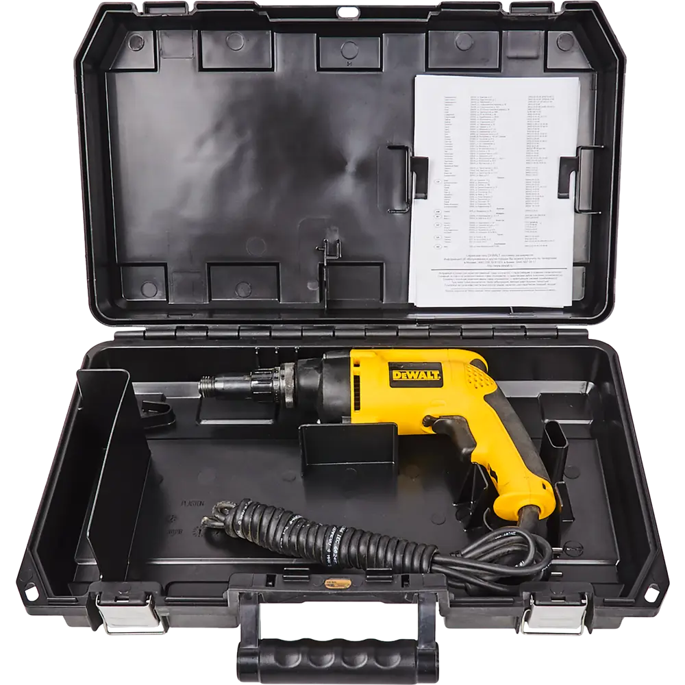 Шуруповерт сетевой DeWalt DW269K, 540 Вт STLM-2124043 - Вид №4