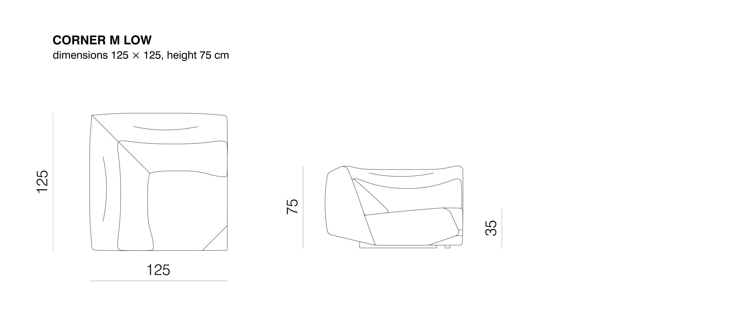 Модульный тканевый диван prostoria Absent ARCH-00025042 - Вид №10