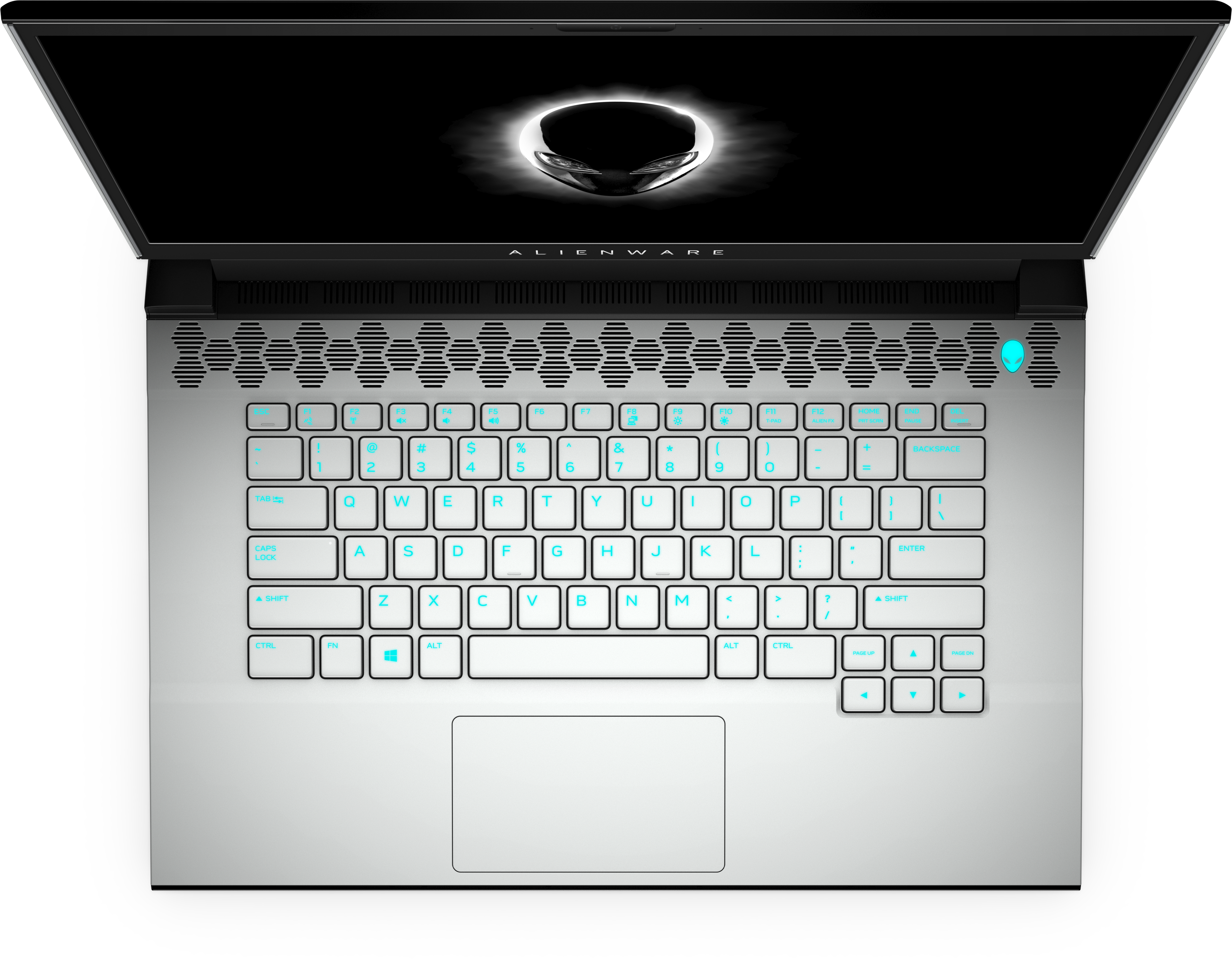 M15-7342 Alienware m15 r3 15.6"(1920x1080 (матовый, 144hz))/intel core i7 10750h(2.6ghz)/16384mb/512ssdgb/nodvd/ext:nvidia geforce rtx2070(8192mb)/bt/wifi/lunar light/w10 + backlit, 300 nits Dell Santreyd  - Вид №9