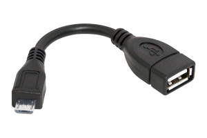 16125437 Переходник USB OTG microUSBM-USBF, 8см 87300 Defender