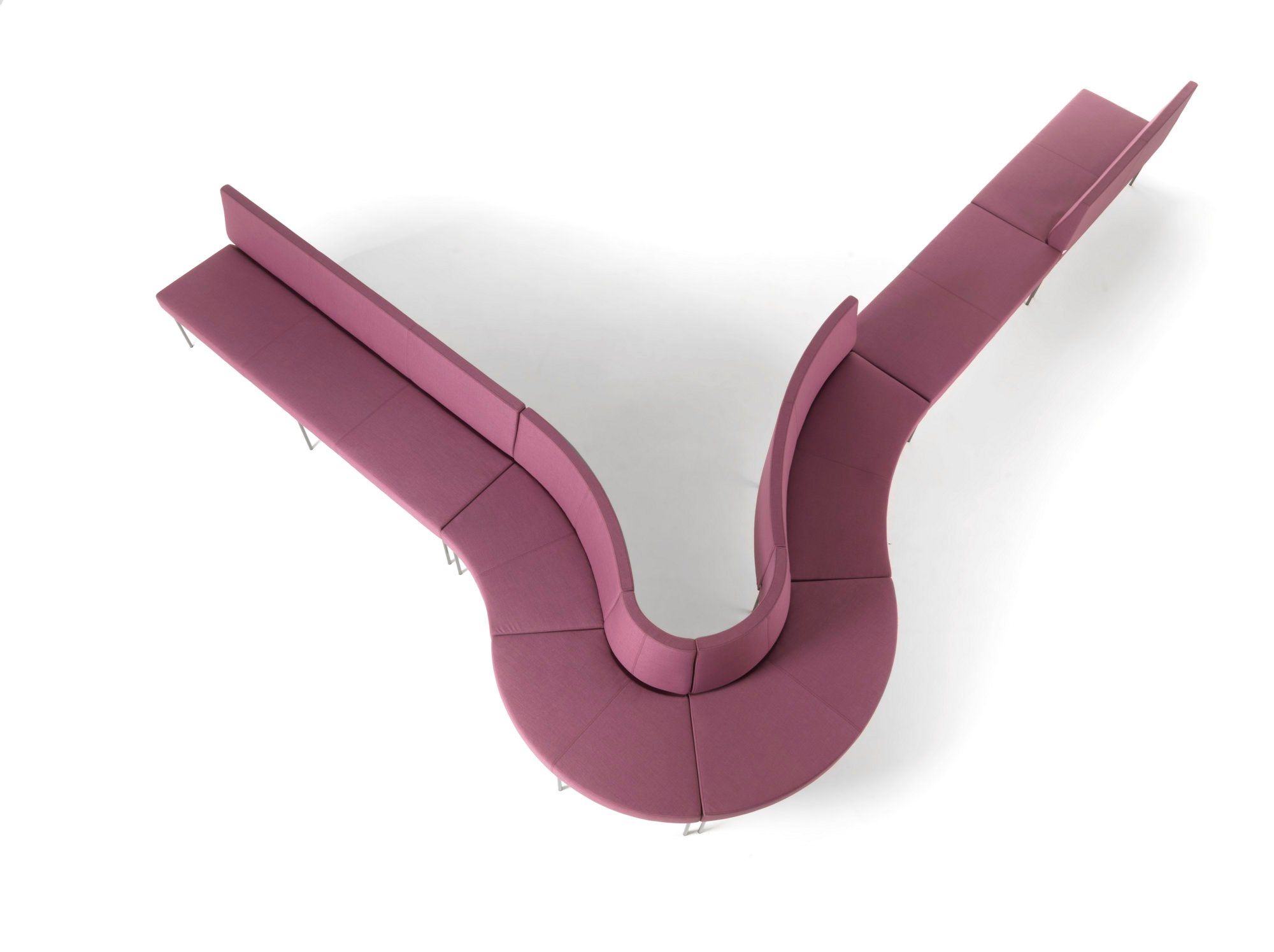 Мягкая скамейка из ткани SITIA Laguna ARCH-00129293 - Вид №11