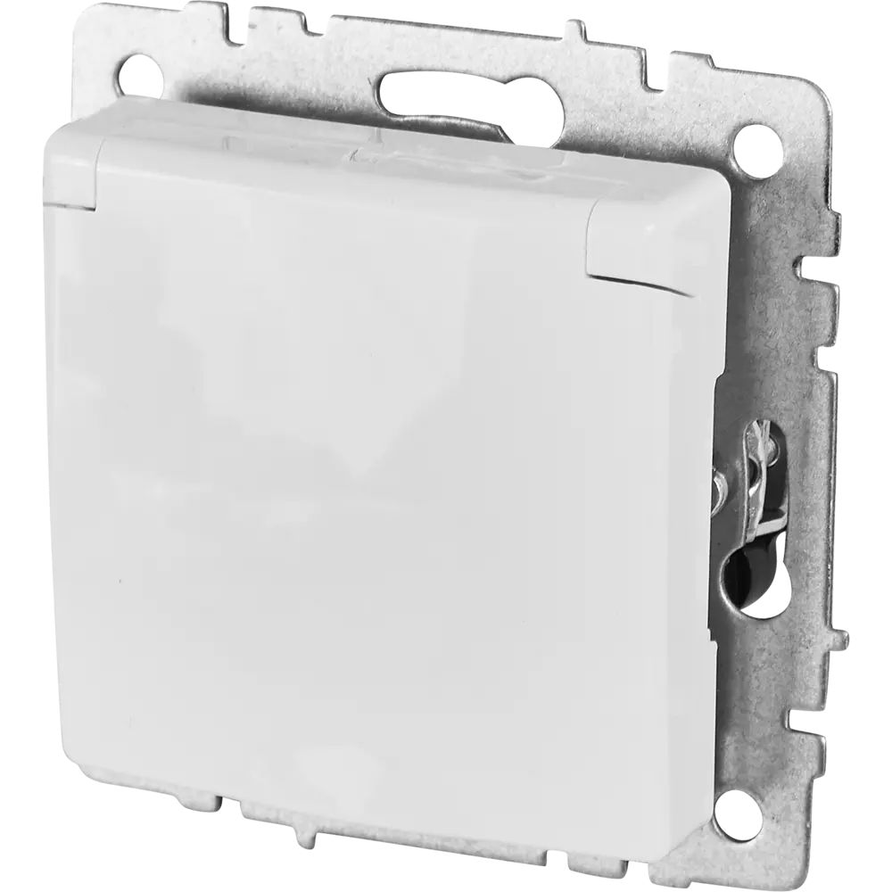 Розетка IEK Brite с защитными шторками и крышкой для влажных помещений 87761530 STLM-1104858 - Вид №6
