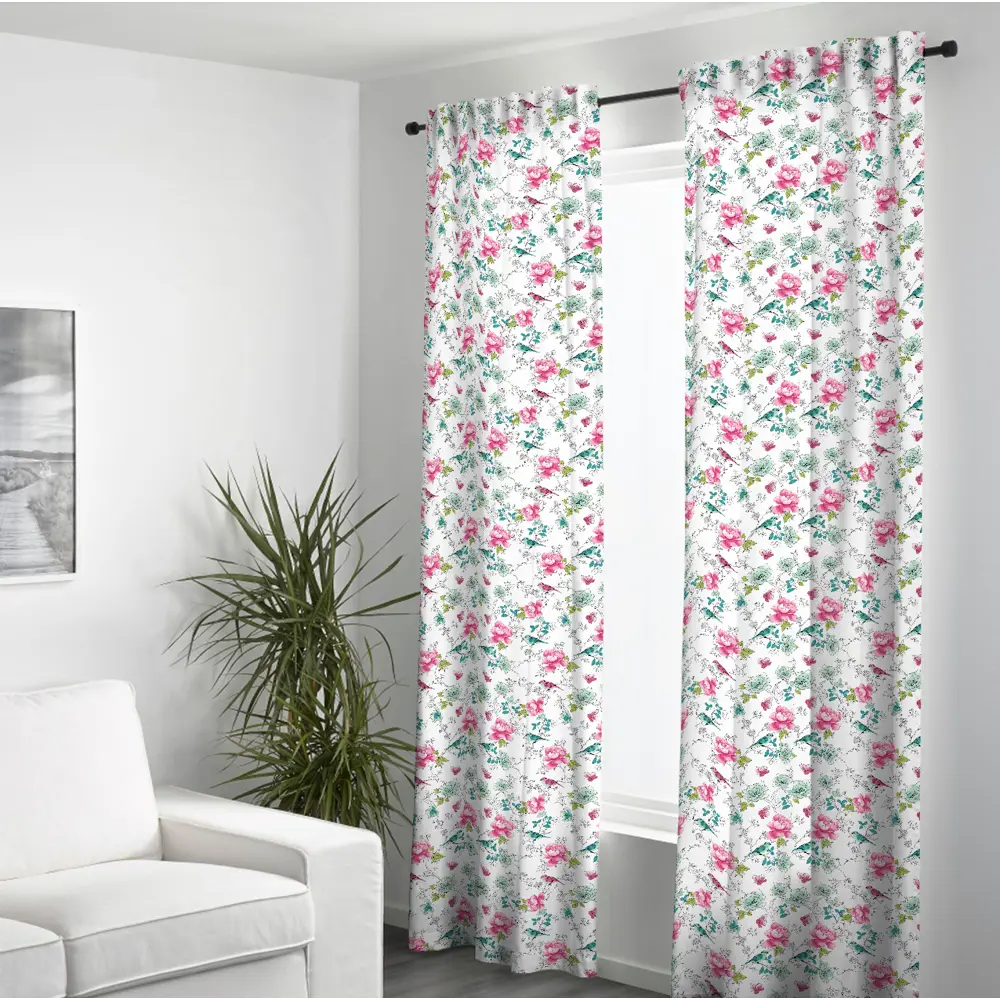 Штора на ленте «Эдем», 145х260 см, цвет красный ВАСИЛИСА STLM-2007034 - Вид №7