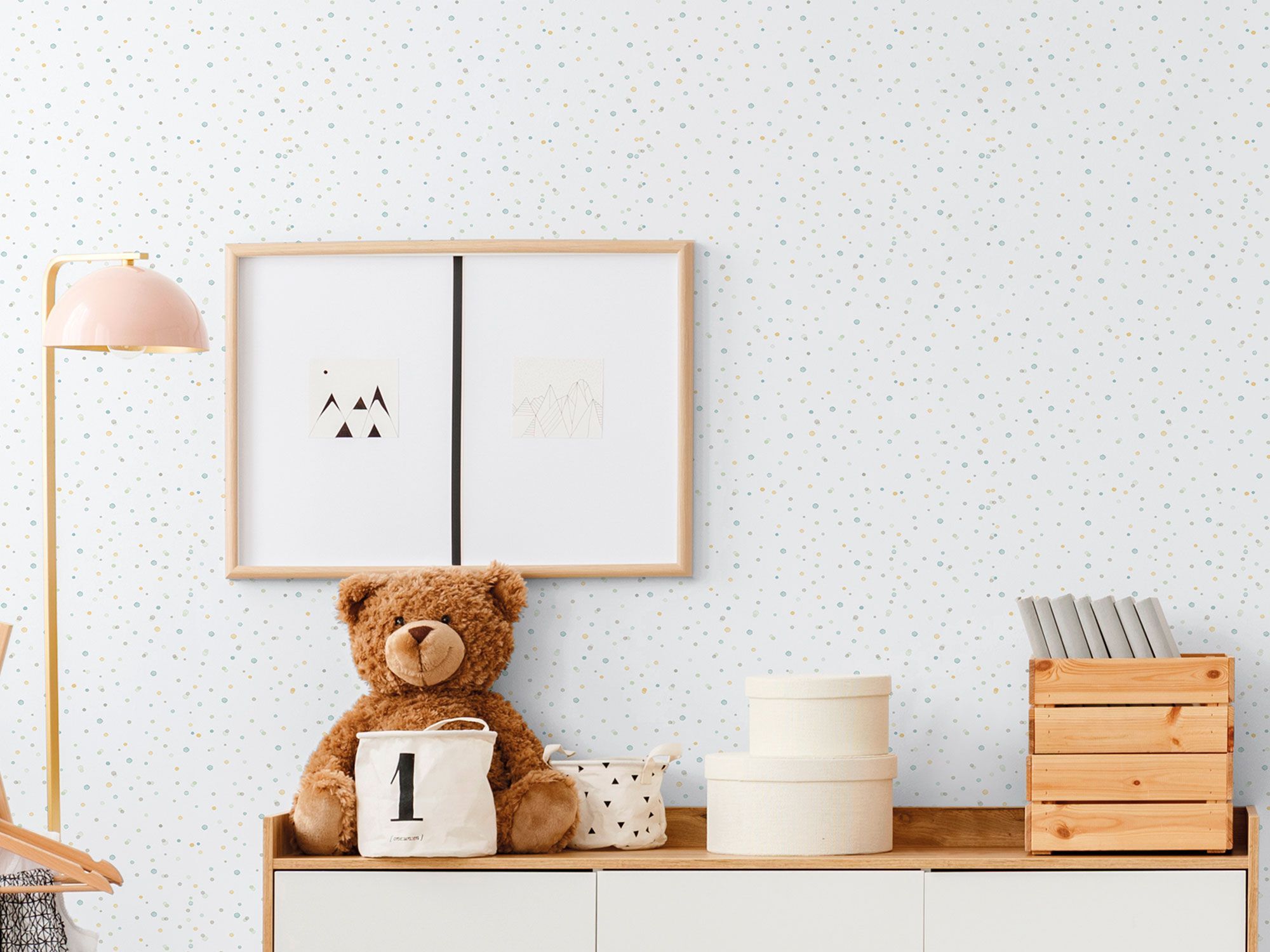 Обои в горошек для детей ICH Enzo ARCH-00080303