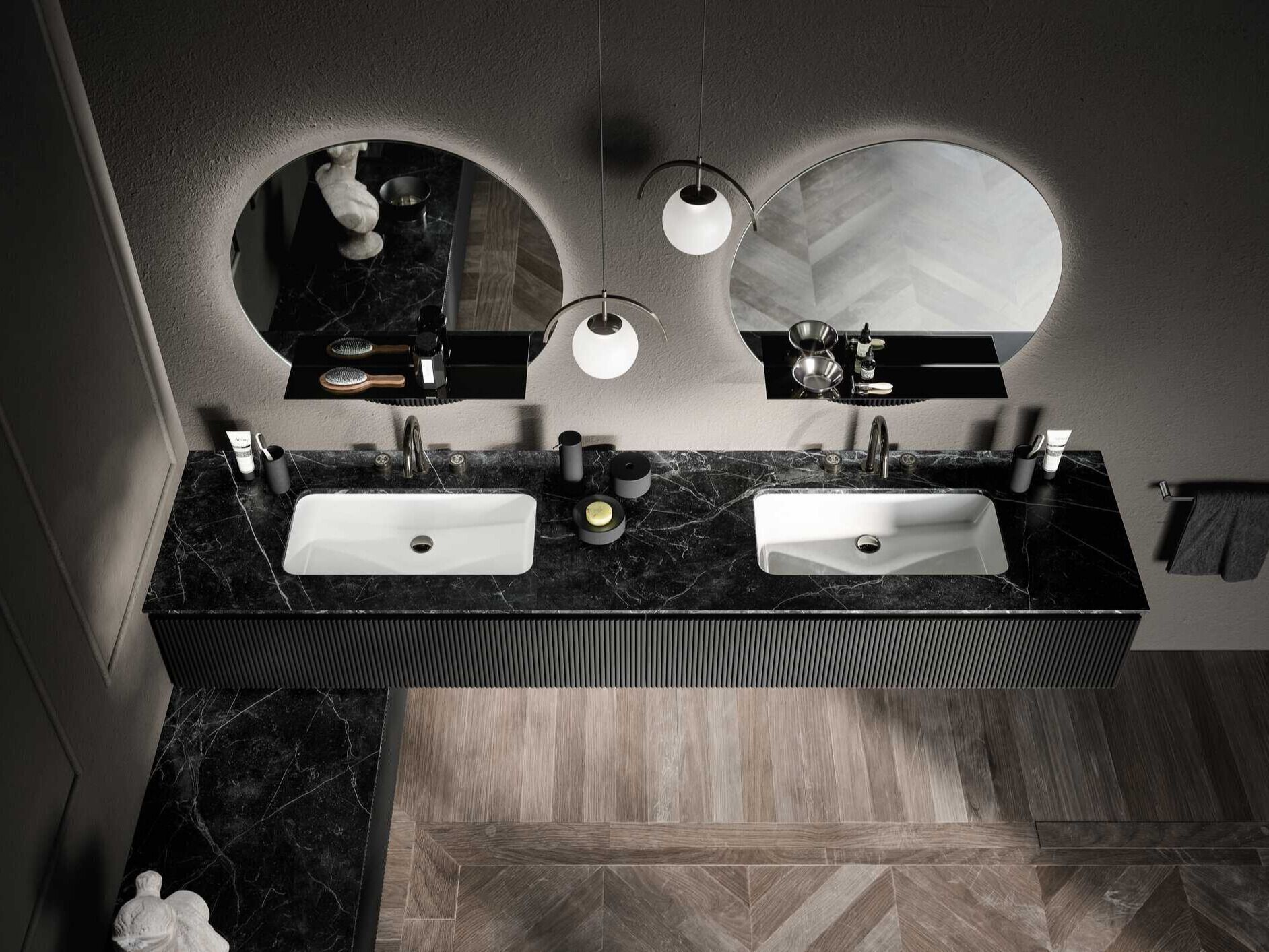 Полная мебель для ванной комнаты OASIS Naos ARCH-00045361 - Вид №1