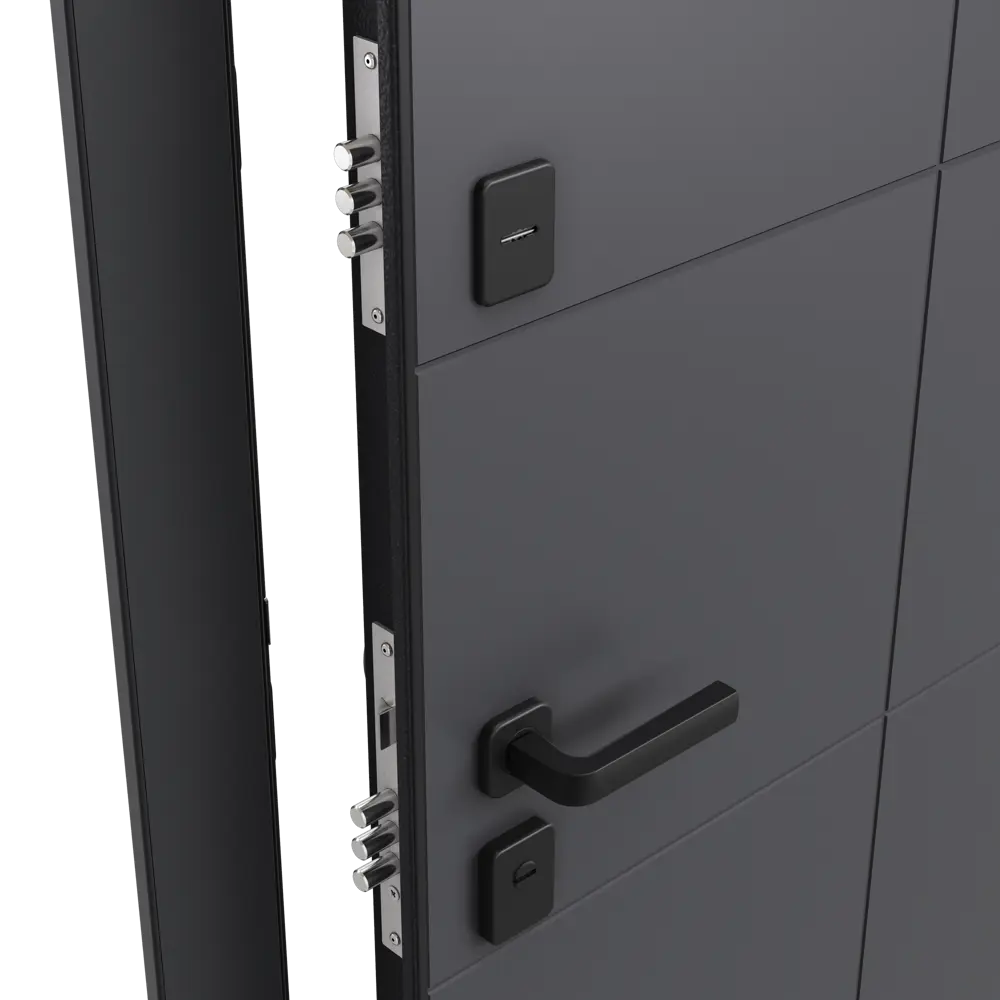 Дверь входная металлическая Гибсон 86x205 см правая скай оскуро с зеркалом TOREX STLM-2006612 - Вид №2