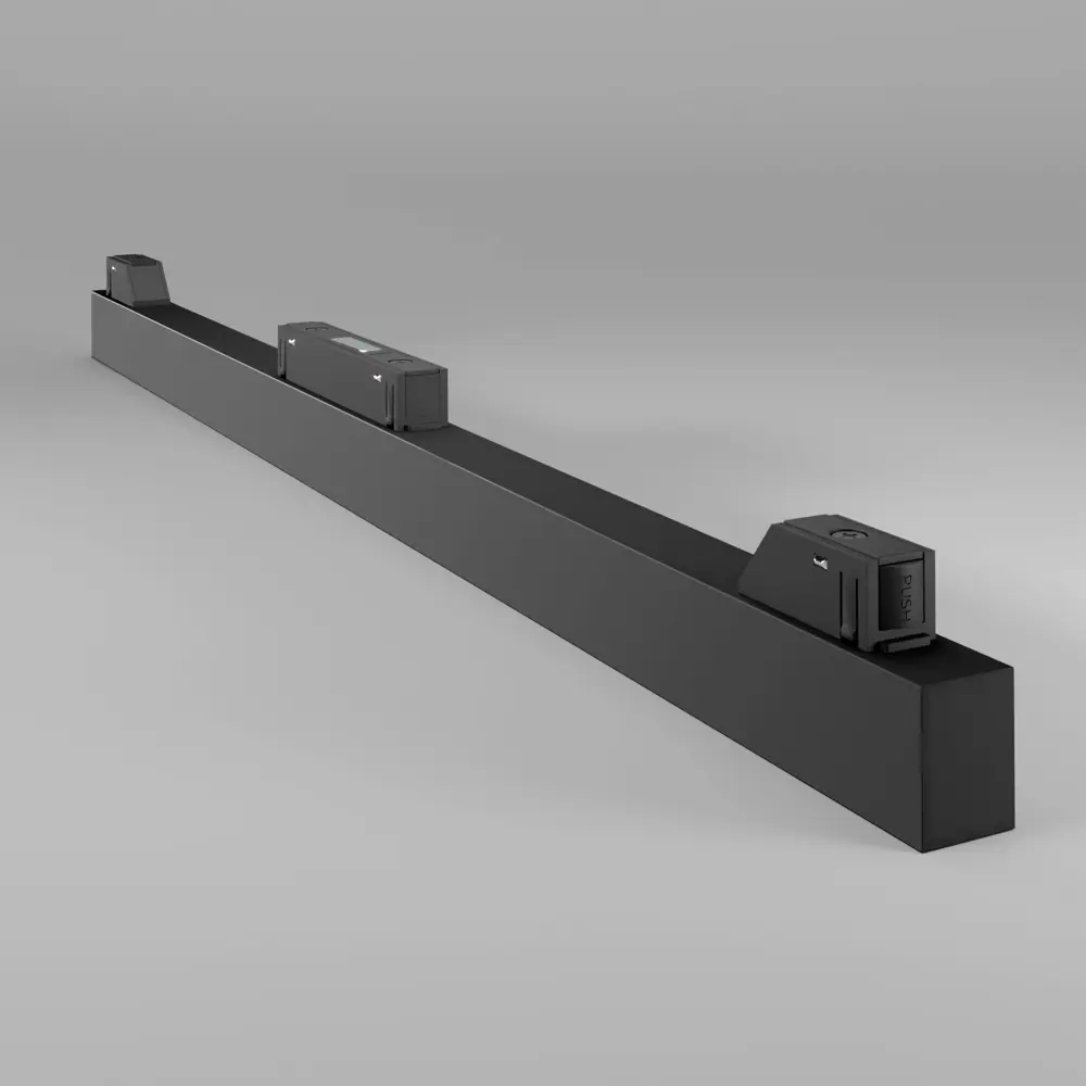 Трековый светильник линейный Elektrostandard Slim Magnetic светодиодный 30 Вт магнитный черный регулируемый белый свет STLM-2037437 - Вид №2