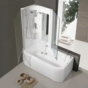 Ванна с душевой кабиной и аэромассажем Duo Box 170 см 3DUA1S5
