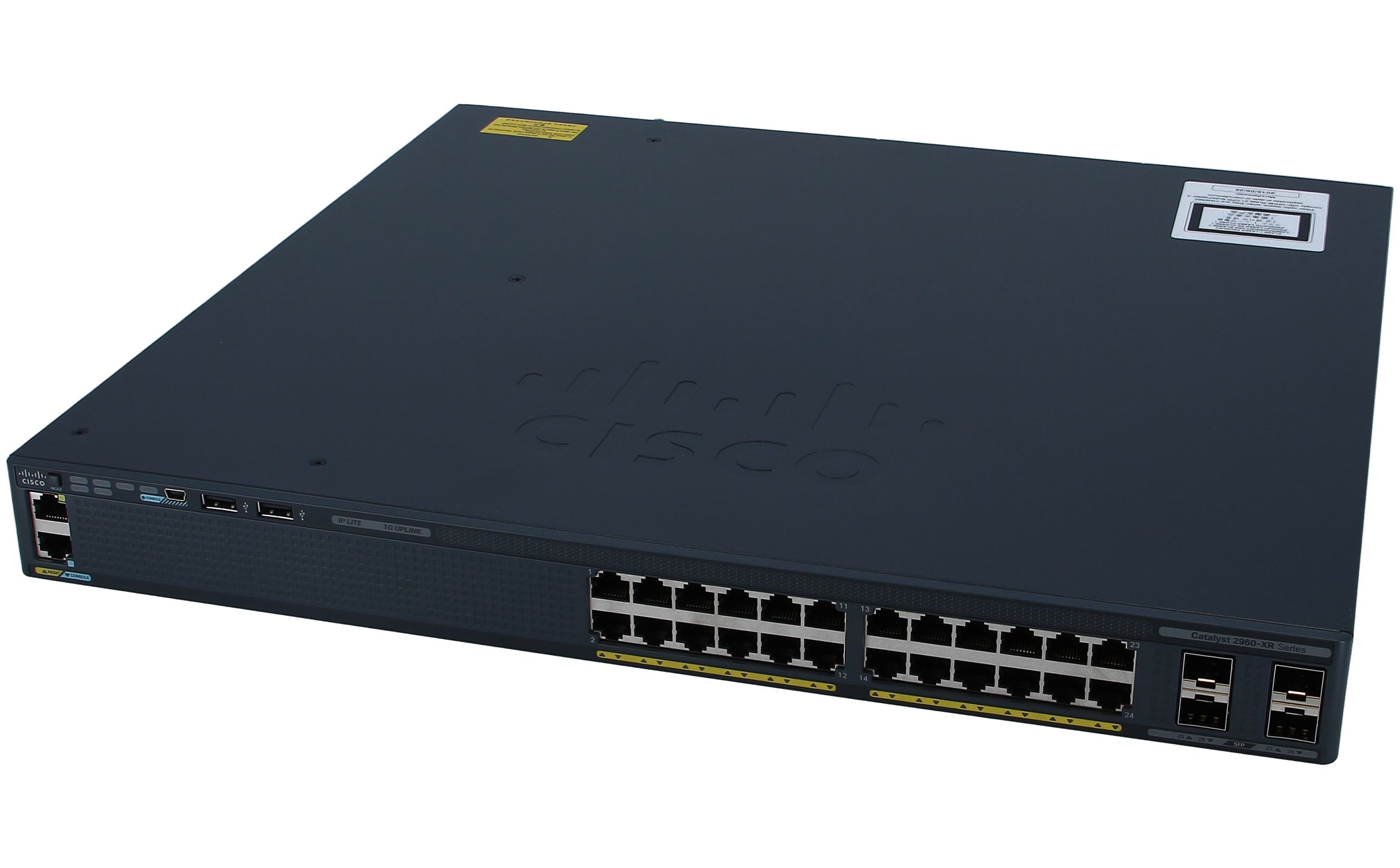 WS-C2960XR-24TS-I Catalyst 2960-xr 24 gige, 4 x 1g sfp, ip lite Cisco Santreyd  - Вид №1