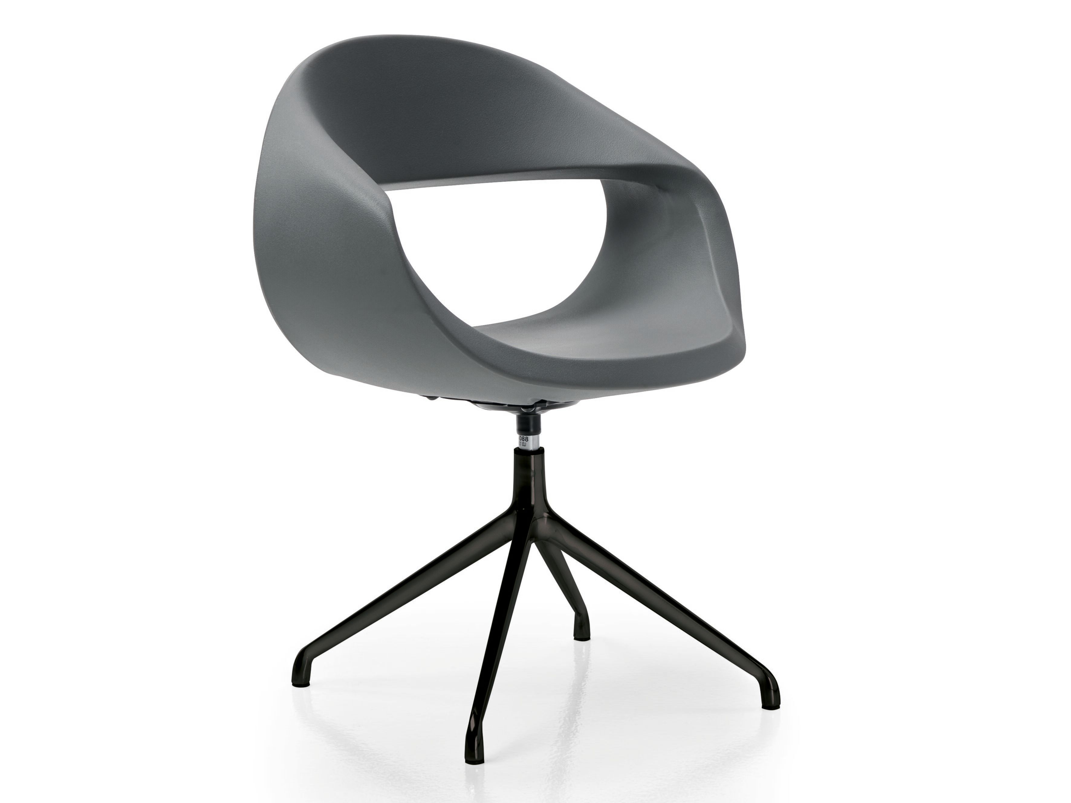 Поворотный стул из полипропилена на алюминиевом насесте BBB BABA ARCH-00041064