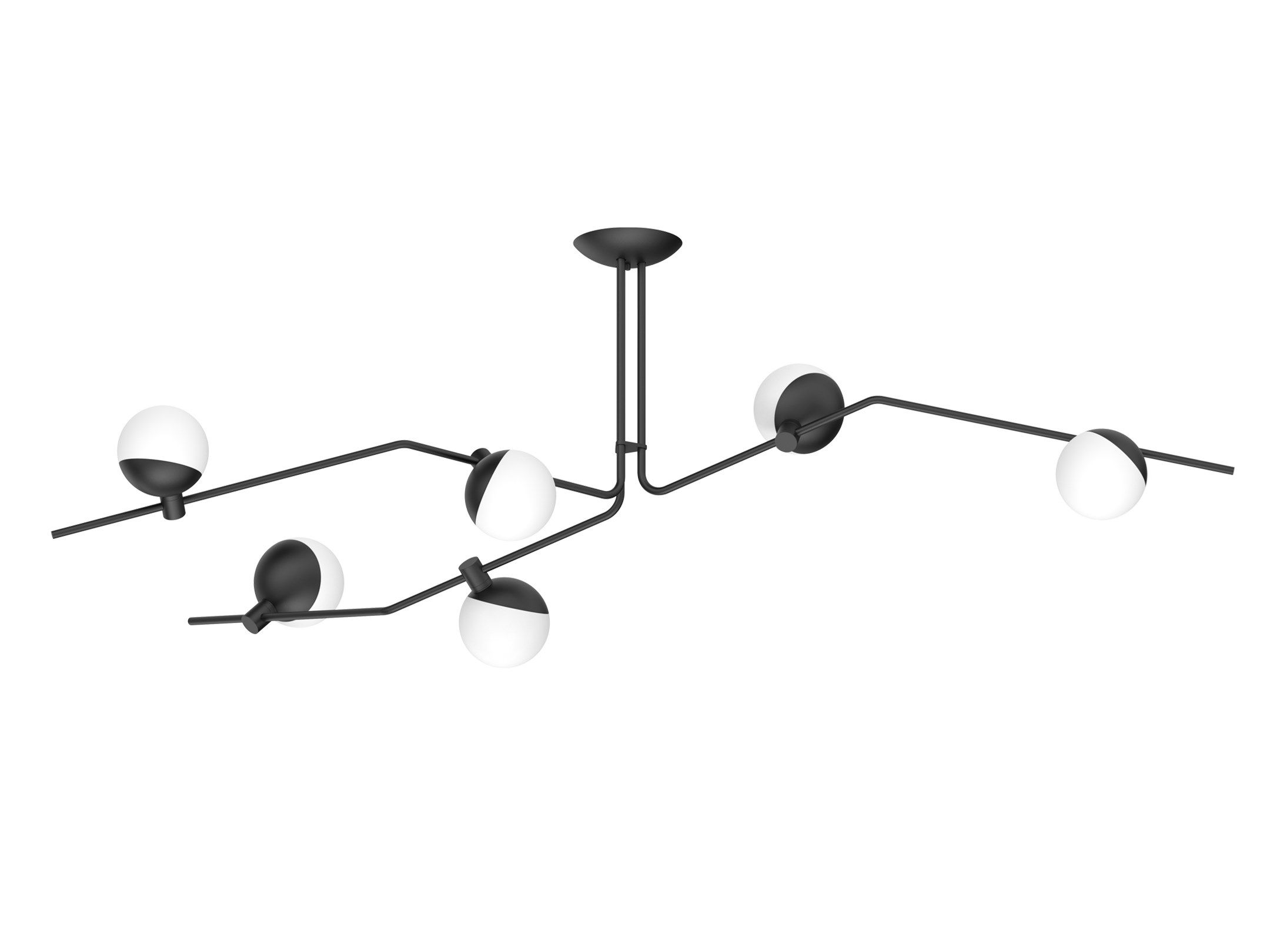 Светодиодный потолочный светильник из стали и стекла Grupa Baluna ARCH-00064957