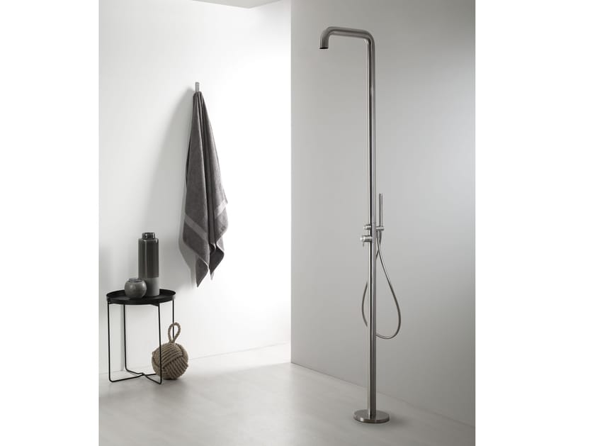 Напольная душевая колонка из нержавеющей стали с ручным душем Ritmonio Diametro35 Inox ARCH-00064685